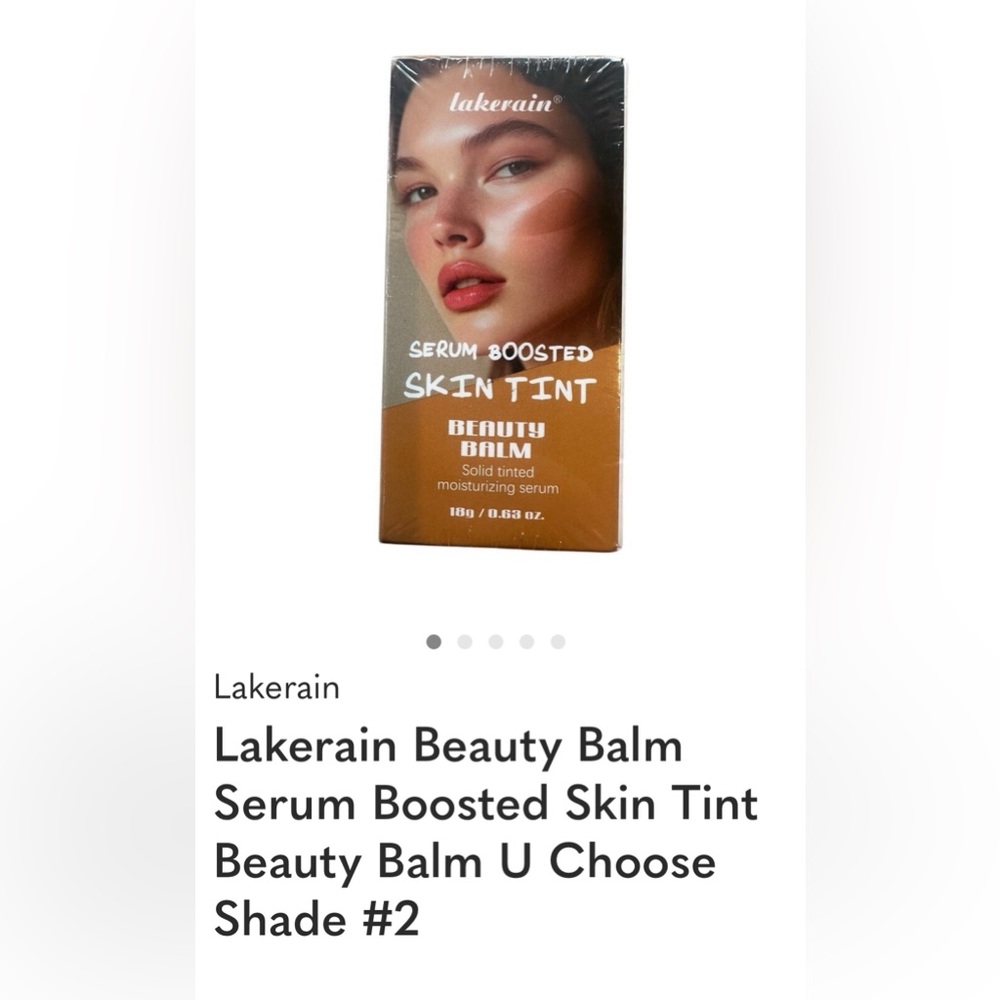 LAKERAIN Serum Boosted Skin Tint Beauty Balm Shade #2 NET SEALED